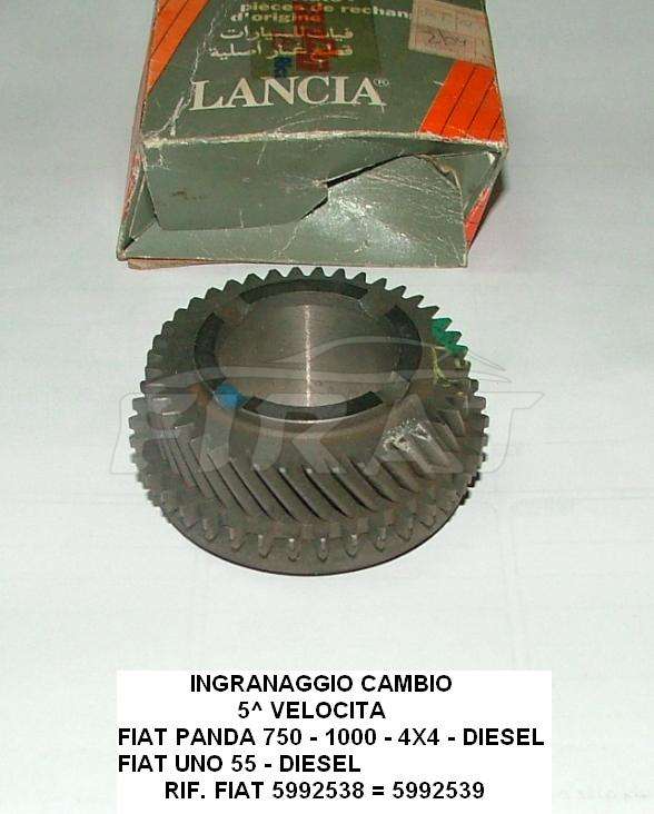 INGRANAGGIO CAMBIO FIAT PANDA - UNO 5V. 5992538